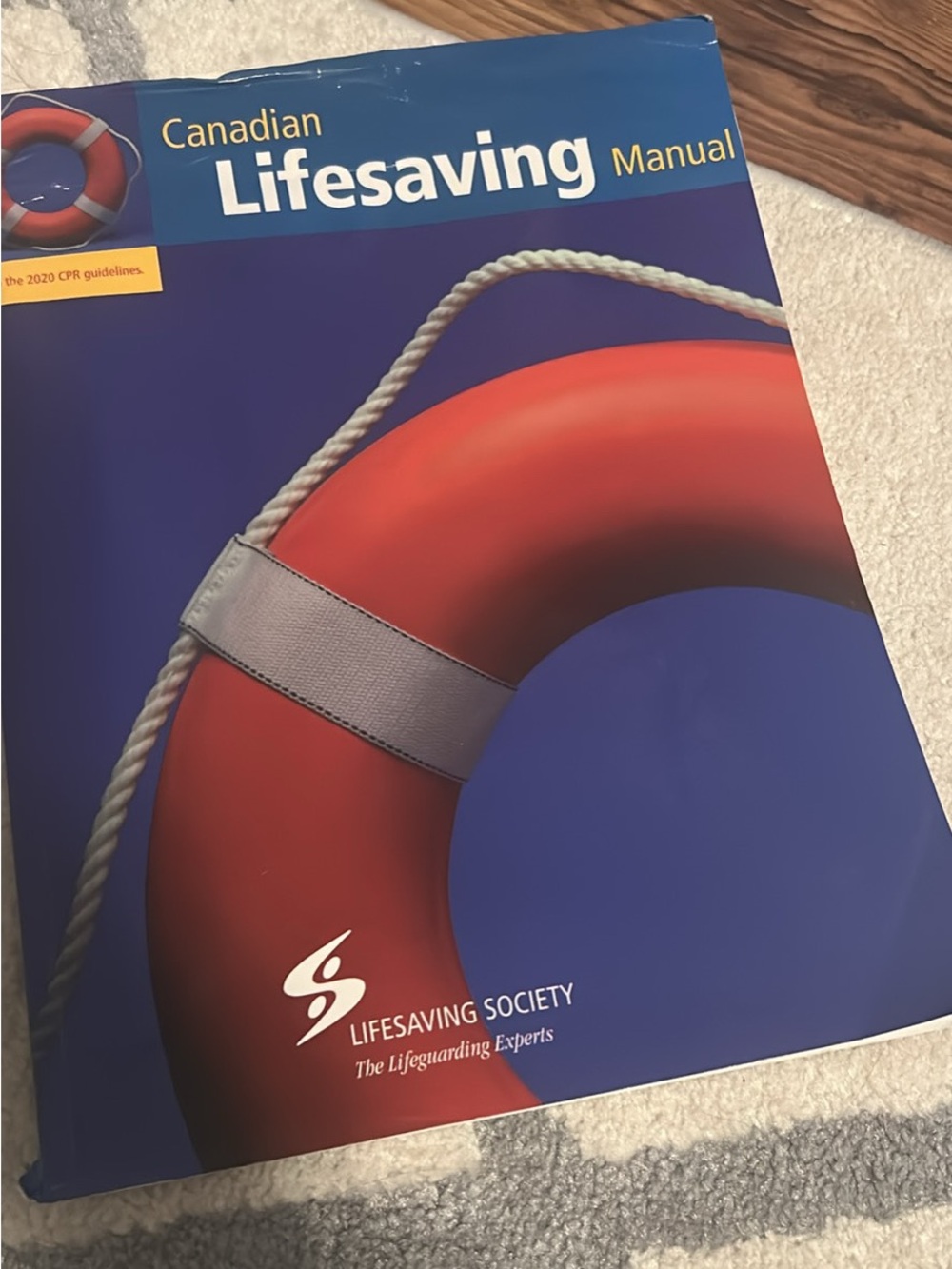 Canadian Lifesaving Manual - Blue & Red